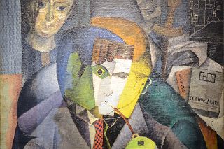 06 Portrait Retrato de Ramon Gomez de a Serna Painting By Diego MALBA Buenos Aires